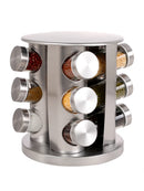 Vendedor IndicadoPorta Tempero Condimento Prata Giratório 12.Potes