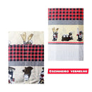 KIT 01 Jogo de Cozinha Tergal 8 Peças COMPLETO - Promoção!