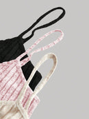 Chiquease 3 Peças/Conjunto Regatas De Cor Sólida