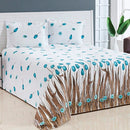 Cobre Leito Bella Piquet Queen 03 Peças Estampas