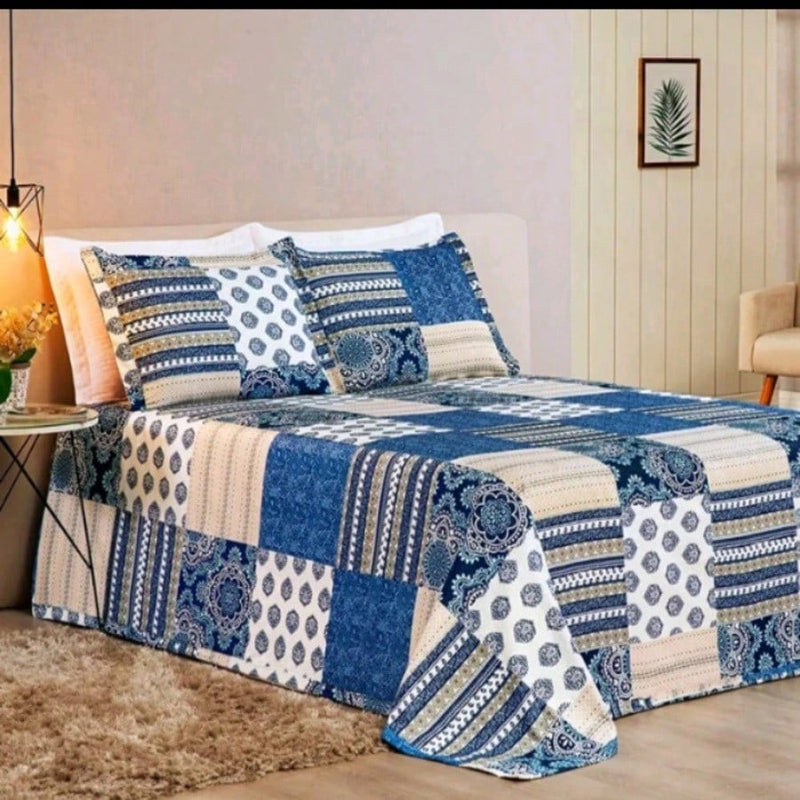 COBRE LEITO CASAL AVULSO (1 PEÇA) ESTAMPADO (ESTAMPA SORTIDA)