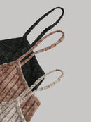 Chiquease 3 Peças/Conjunto Regatas De Cor Sólida