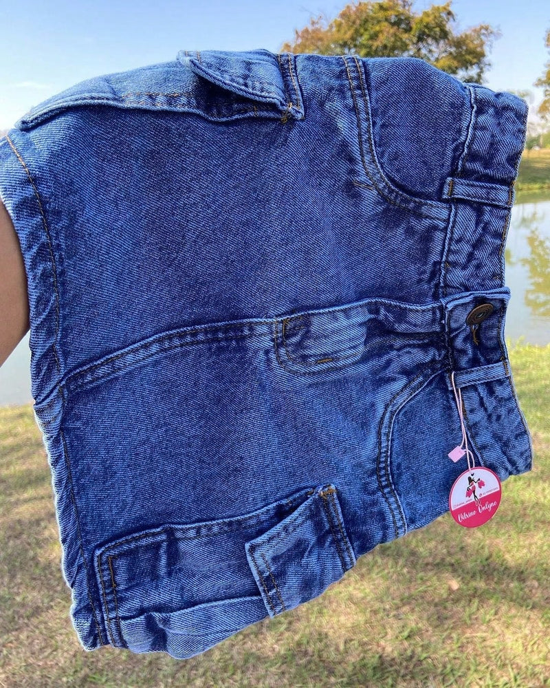 Saía shein Saía cargo feminina com bolso ( 34 ao 54 ) Plus size