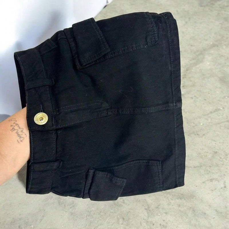 Saía shein Saía cargo feminina com bolso ( 34 ao 54 ) Plus size