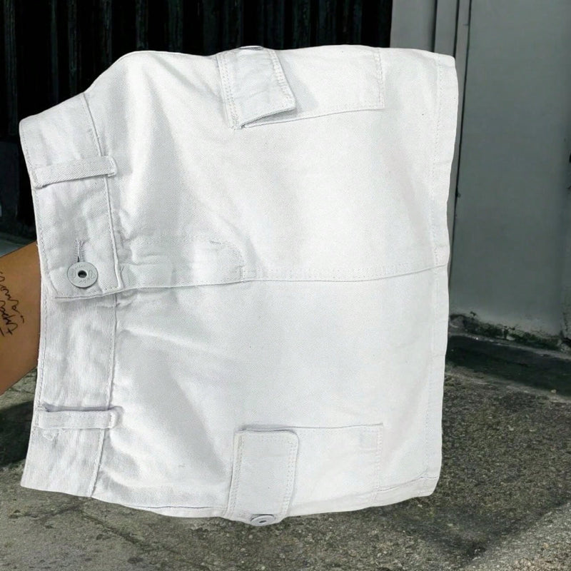 Saía shein Saía cargo feminina com bolso ( 34 ao 54 ) Plus size