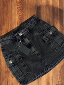 Saía shein Saía cargo feminina com bolso ( 34 ao 54 ) Plus size