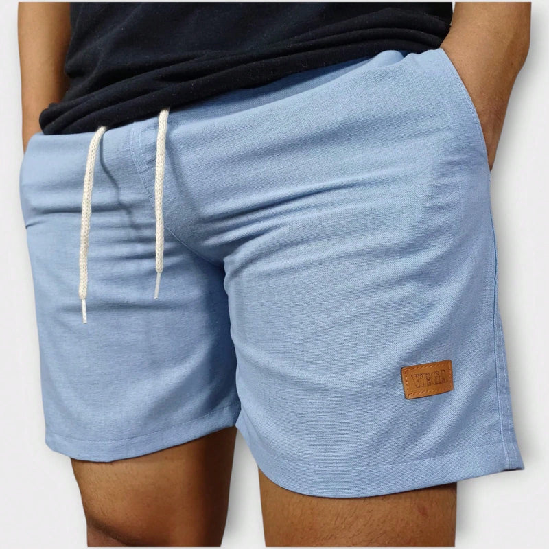 Vendedor IndicadoKit 5 Shorts De Linho Premium Bermuda Mauricinho Masculino Casual Basico Confortavel Detalhe Etiqueta De Couro