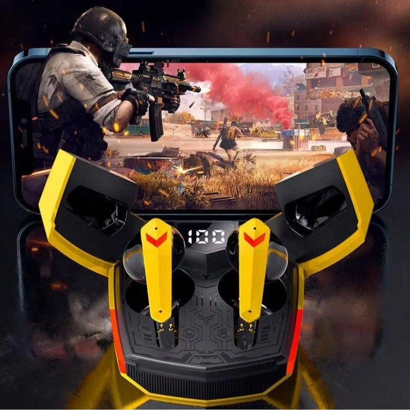 Vendedor IndicadoH'maston LY-151 Fone De Ouvido Gamer Bluetooth 5.2 Sem Fio TWS Em forma de Robô