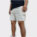 Vendedor IndicadoKit 5 Shorts Cargo De Linho Premium Shorts Mauricinho Masculino Casual Basico Confortavel Detalhe Etiqueta De Couro