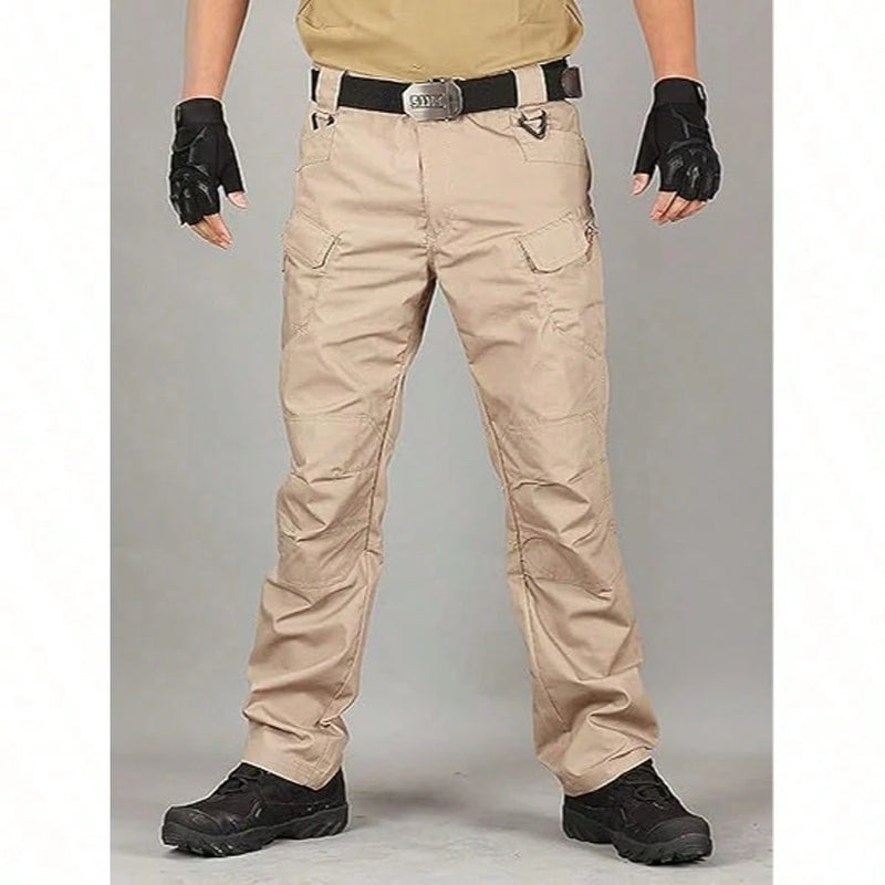 Calças Cargo Táticas Militares Masculinas, Muchos Bolsillos, Impermeables, Resistentes al Desgaste, Pantalones Cargo Casuales