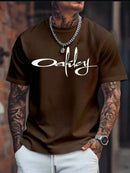 Camiseta Masculina Oak Blusa Algodao Malha Premium Modelo de Site Lançamento