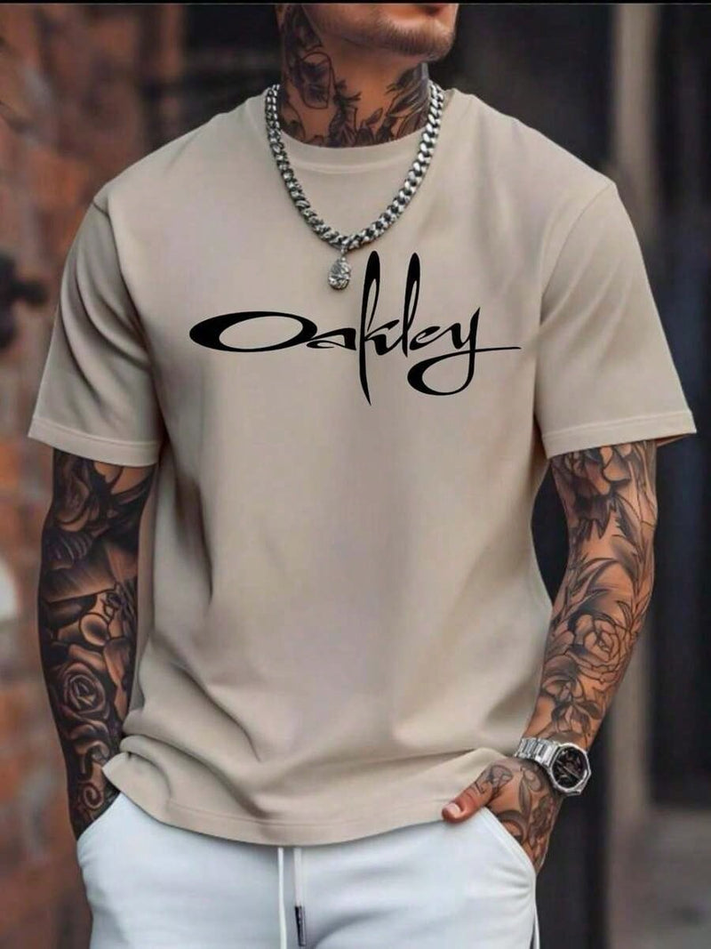Camiseta Masculina Oak Blusa Algodao Malha Premium Modelo de Site Lançamento