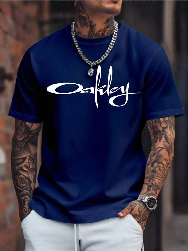 Camiseta Masculina Oak Blusa Algodao Malha Premium Modelo de Site Lançamento