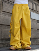 PAVTROS Calça Cargo Casual Masculina Sólida e Folgada, Para o Outono