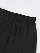 Manfinity Homme Shorts Utilitária Masculina com Vários Bolsos, Shorts Casual Versátil e na Moda