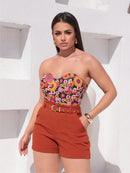 Vendedor IndicadoShort Alfaiataria Feminino Com Cinto E Bolso Cinto Finho