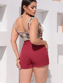 Vendedor IndicadoShort Alfaiataria Feminino Com Cinto E Bolso Cinto Finho