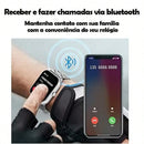 2025 Novo Relógio Smartwatch T800 Ultra Esportivo Impermeável Bluetooth 8 Série 2 Pulseira Silicone
