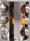 Vendedor IndicadoPorta Tempero Condimento Prata Giratório 12.Potes