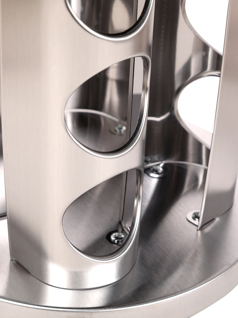 Vendedor IndicadoPorta Tempero Condimento Prata Giratório 12.Potes