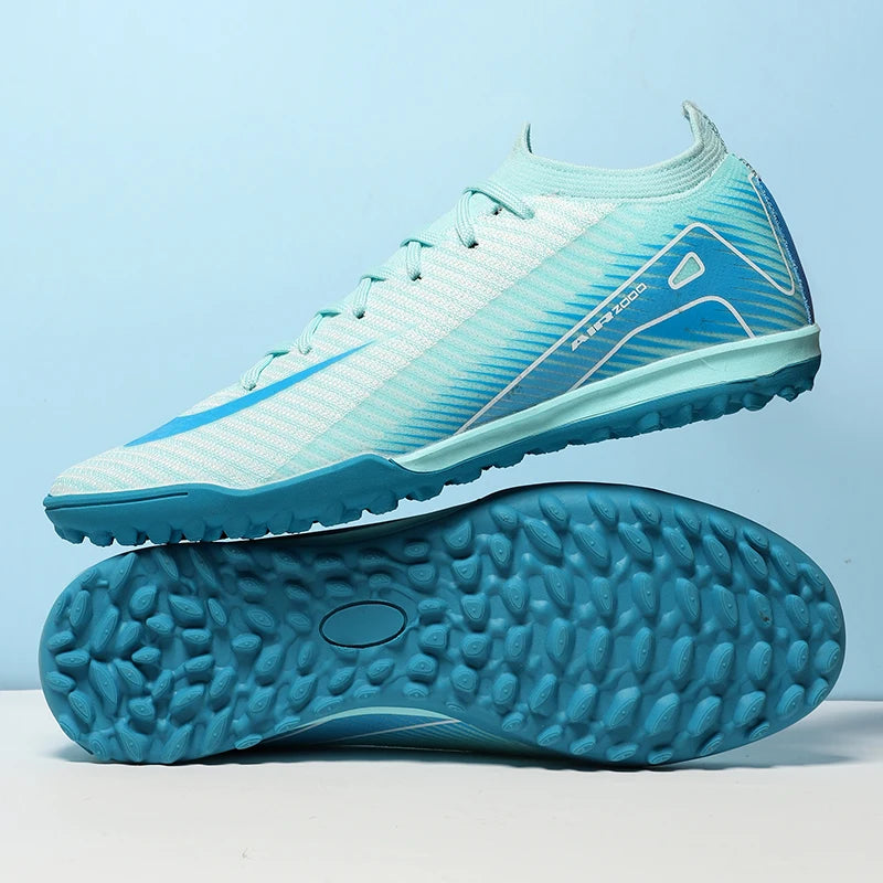 Homens treinamento profissional botas de futebol ultraleve sapatos unisex atacado feminino respirável transporte da gota indoor futsal