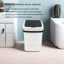 2025 nova lata de lixo inteligente touchless 13l sensor automático cozinha banheiro à prova dwaterproof água lixeira para sala estar quarto banheiro