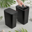 Lixeira 10l à prova de odor elegante lixeira moderna design de um toque plástico durável economia de espaço e à prova de vazamento lixeira simples
