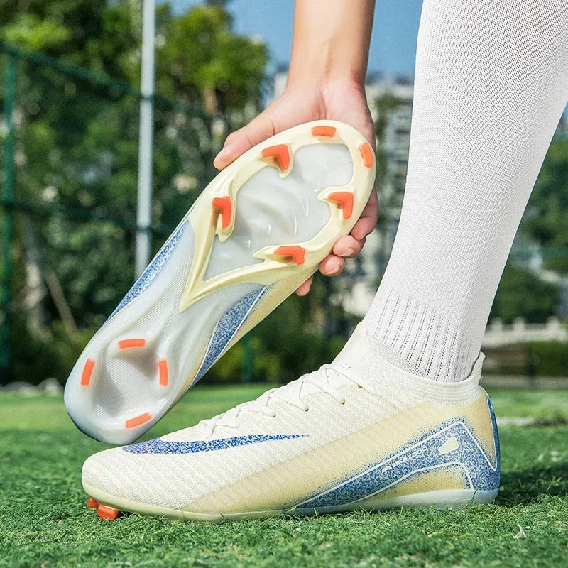 Homens treinamento profissional botas de futebol ultraleve sapatos unisex atacado feminino respirável transporte da gota indoor futsal