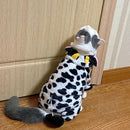 Roupas engraçadas para animais de estimação fantasia de cachorro quente de lã coral dinossauro bonito cosplay de vaca tigre para cães pequenos e médios acessórios para animais de estimação