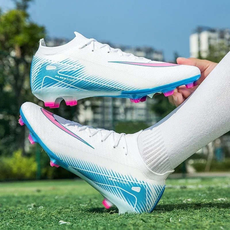 Homens treinamento profissional botas de futebol ultraleve sapatos unisex atacado feminino respirável transporte da gota indoor futsal