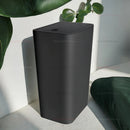 Lixeira 10l à prova de odor elegante lixeira moderna design de um toque plástico durável economia de espaço e à prova de vazamento lixeira simples