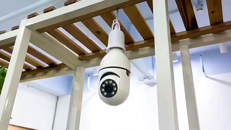 Kit Câmera de segurança a Prova D'água sem fio gira 360 com app Yousee full HD visão notturna