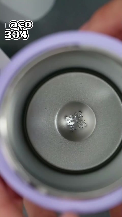 CIVAGO Garrafa Térmica Inox 560ml Tampa Vedada – Bebidas Frias 24h, Quentes 12h – Roxo Verde