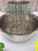 KIT 4 em 1 Ralador Fatiador Escorredor Tigela Bacia Bowl INOX Multiuso Cozinha Legumes Verduras