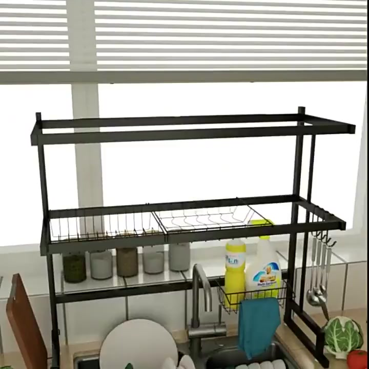 Cozinha Suspensa Modular Autossustentável Escorredor Premium 65/85CM