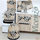 Jogo De Cozinha Kit Com 10 peças Estampadas - Vicenzo