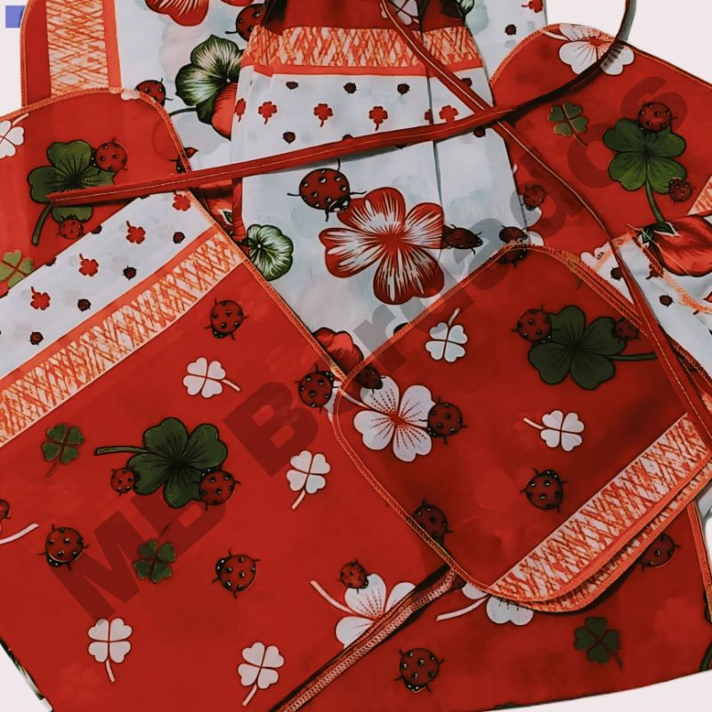 Jogo De Cozinha Kit Com 10 peças Estampadas - Vicenzo