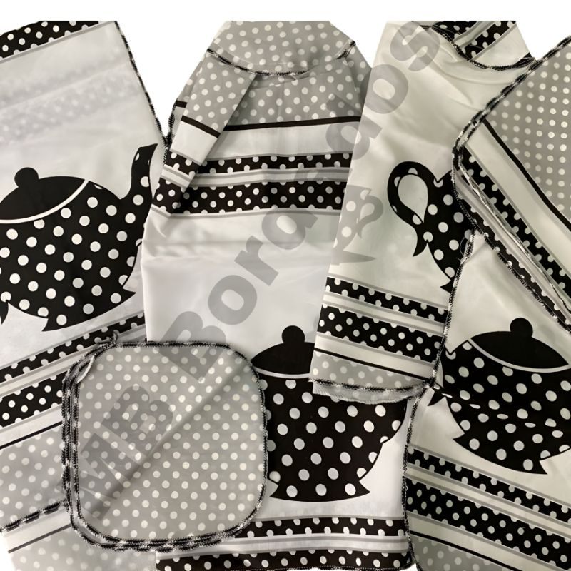 Jogo De Cozinha Kit Com 10 peças Estampadas - Vicenzo