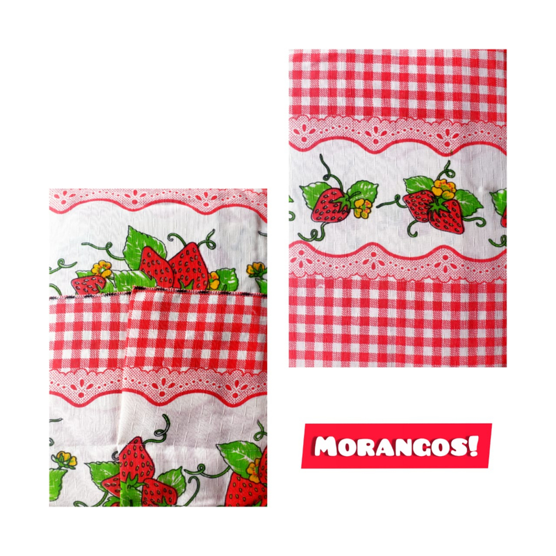 KIT 01 Jogo de Cozinha Tergal 8 Peças COMPLETO - Promoção!