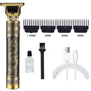 Máquina De Cortar Cabelo Aparelho Barbeador Elétrico Para Fazer Barba Cortador USB Profissional