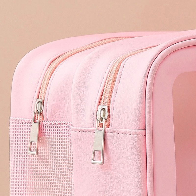 Bolsa Para Maquiagem Grande De Dupla Camada À Prova D'água