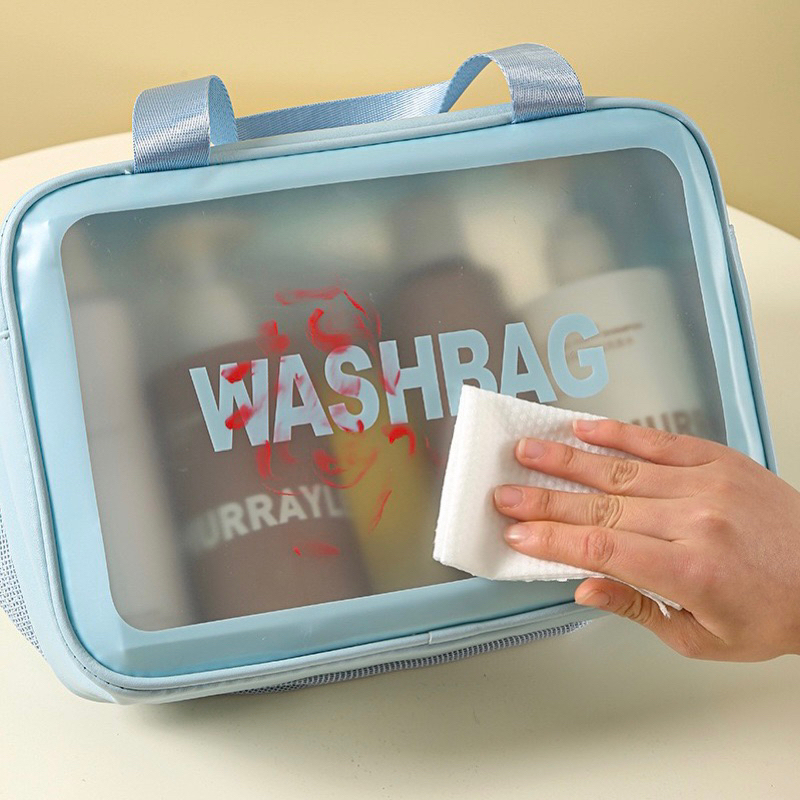 Bolsa Para Maquiagem Grande De Dupla Camada À Prova D'água