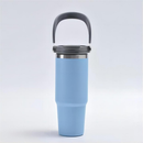 Garrafa Térmica 900ML Com Alça Flip Tumbl Aço Inoxidável Isolamento Térmico Com Canudo P/ Academia Trabalho Caminhada