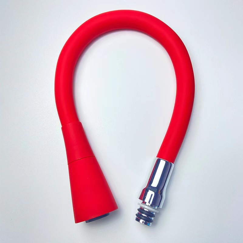 torneira cozinha parede vermelho flexível Duplo Jato Cone 1/4 de Volta FABN