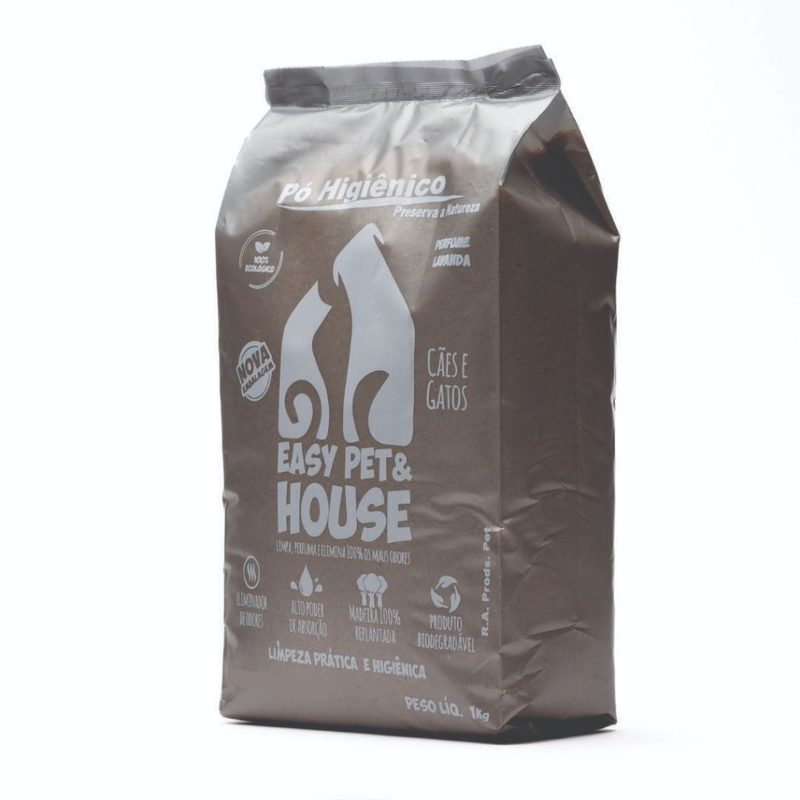 Pó Higiênico Eliminador de Odores Easy Pet & House 1 Kg