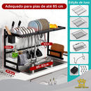 Cozinha Suspensa Modular Autossustentável Escorredor Premium 65/85CM