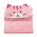 Toalha de Banho Bebê Felpuda Capuz Infantil Recém Nascido Com Orelhinha Menino e Menina 95 x 65cm