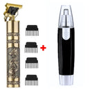 Máquina De Cortar Cabelo Aparelho Barbeador Elétrico Para Fazer Barba Cortador USB Profissional