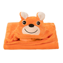 Toalha de Banho Bebê Felpuda Capuz Infantil Recém Nascido Com Orelhinha Menino e Menina 95 x 65cm