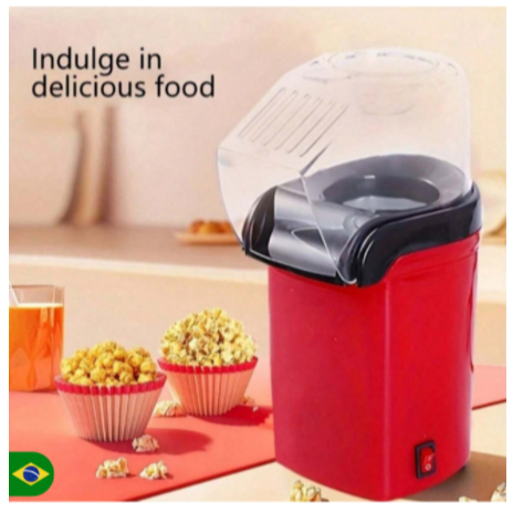 PIPOQUEIRA ELÉTRICA Máquina Fazer Pipoca Sem Óleo